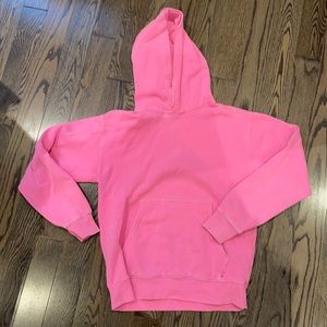 TNA boyfriend hoodie neon pink S